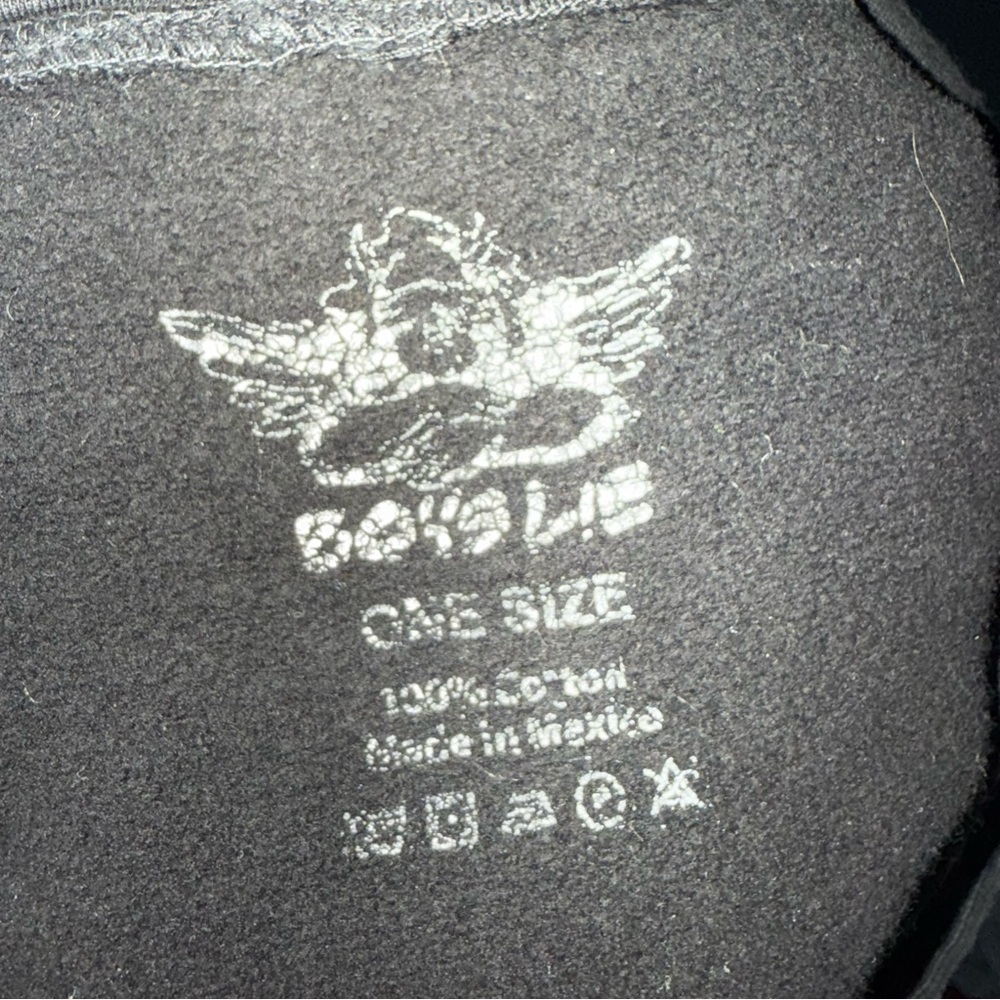 BOYS LIE Say You Want Me Too Hoodie Black W/ Pink Letters Feb 2020 Drop One Size - Picture 6 of 6
